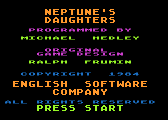 Neptune's Daughters atari screenshot