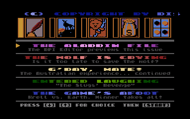 New Aladdin Volume 1.2 October 1986 (The) atari screenshot