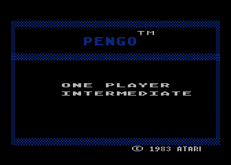 Pengo atari screenshot