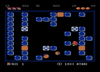 Pengo atari screenshot