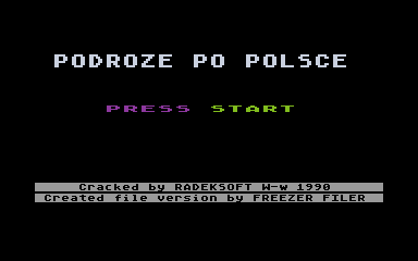 Podroze po Polsce atari screenshot