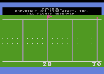 RealSports Football atari screenshot