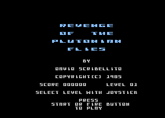 Revenge of the Plutonian Flies atari screenshot