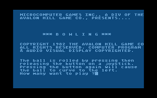 Roadracer / Bowler atari screenshot