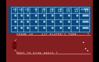 Roadracer / Bowler atari screenshot