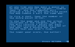 Ricochet atari screenshot