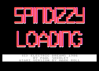 Spindizzy atari screenshot