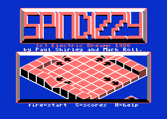 Spindizzy atari screenshot