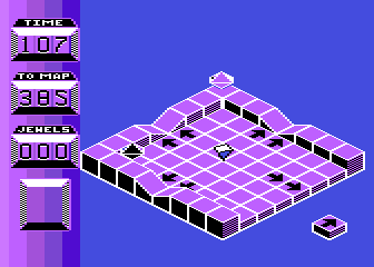 Spindizzy atari screenshot