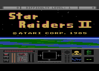 Star Raiders II atari screenshot