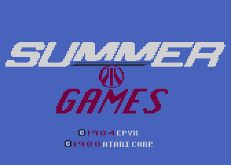 Summer Games atari screenshot