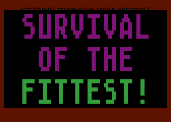 Survival of the Fittest — screenshot 1