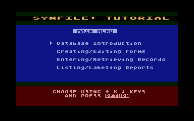 SynFile+ atari screenshot