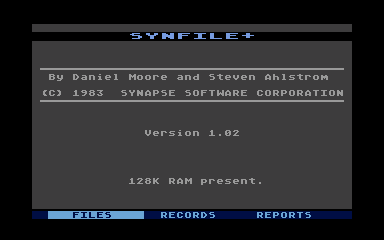 SynFile+ atari screenshot