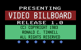 Video Billboard atari screenshot