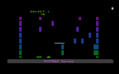 Worm War I atari screenshot