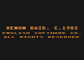 Xenon Raid atari screenshot