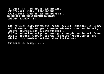 Day at Manor Grange (A) — screenshot 1
