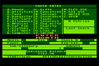 Financial Wizard (A) atari screenshot