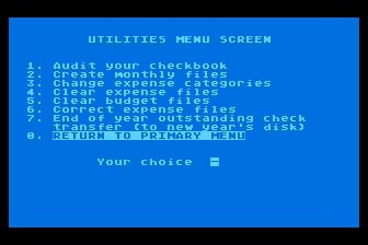 Financial Wizard (A) atari screenshot