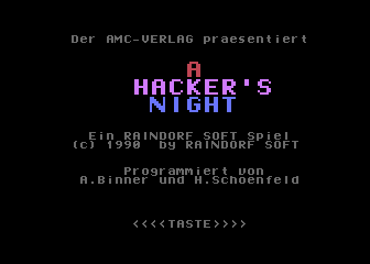 Hacker's Night (A) atari screenshot