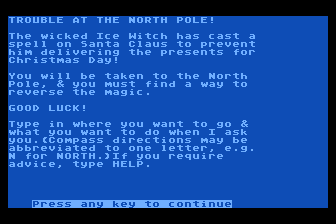 Spell of Christmas Ice (A) atari screenshot