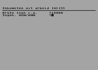 Aackotax atari screenshot