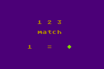 ABC-123 Match / Fun with Shapes atari screenshot