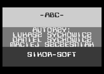 ABC atari screenshot