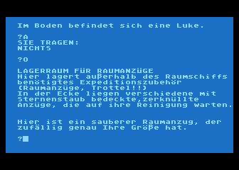 Abenteuer im Weltraum atari screenshot