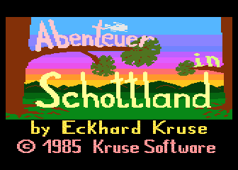 Abenteuer in Schottland atari screenshot