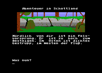 Abenteuer in Schottland atari screenshot