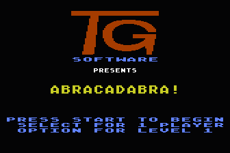 Abracadabra! atari screenshot