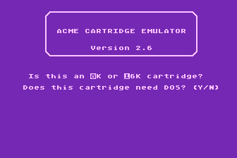 ACE - Acme Cartridge Emulator