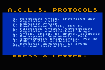 ACLS Protocols atari screenshot