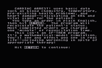 ACLS Teaching Series atari screenshot