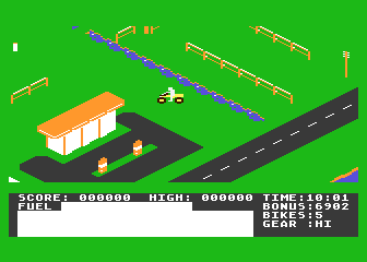 Action Biker atari screenshot