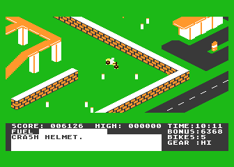 Action Biker atari screenshot