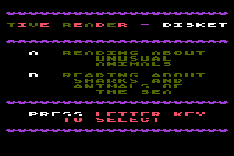 Active Reader - World of Nature Series atari screenshot