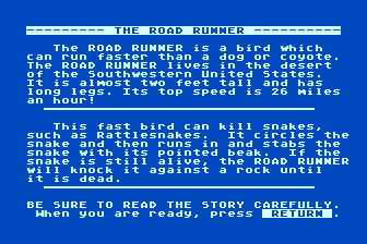 Active Reader - World of Nature Series atari screenshot