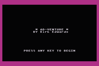 Ad-Venture atari screenshot