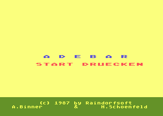 Adebar atari screenshot