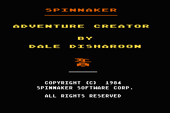 Adventure Creator atari screenshot