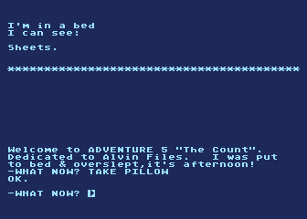 Adventure No.  5 - The Count atari screenshot