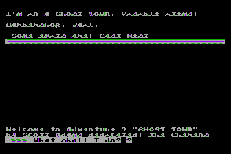 Adventure No.  9 - Ghost Town atari screenshot
