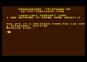 Adventure "Telephone" — screenshot 1