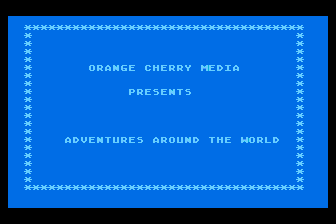 Adventures around the World atari screenshot