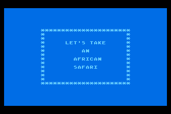 Adventures around the World atari screenshot