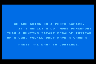 Adventures around the World atari screenshot