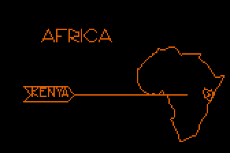 Adventures around the World atari screenshot